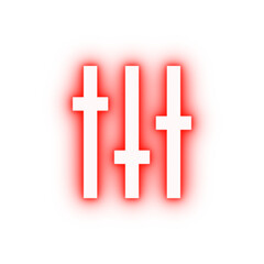 Obraz premium Mixer neon icon