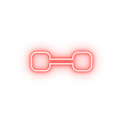 gym sport neon icon