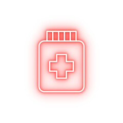 pills neon icon