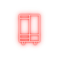 wardrobe neon icon