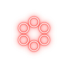 circle neon icon