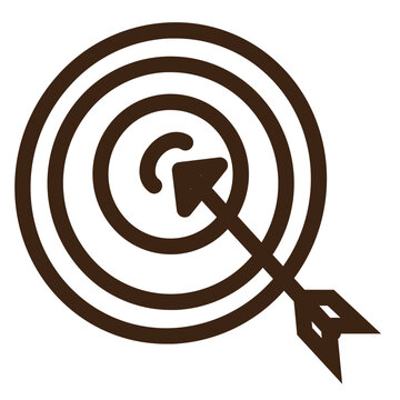 recommend clip art: precision statement target outline icon