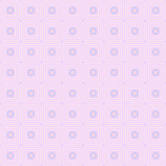 Circle and square seamless pattern. Abstract geometric background.