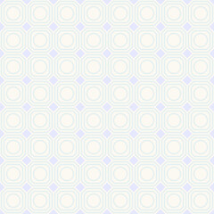 Circle and square seamless pattern. Abstract geometric background.