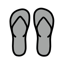 slippers vector