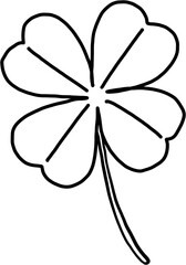clover leaf simplicity drawing