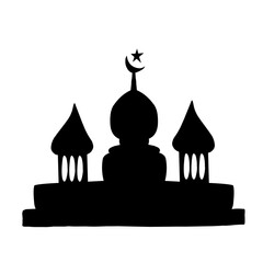 mosque silhouette