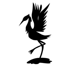 stork silhouette