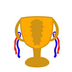 Gold Trophy Illustration