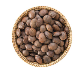 Peas star Incas in basket on transparent png