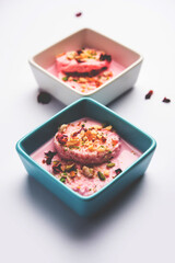 Rose Bread Rasmalai is the tweaked version of traditional Ras malai using bread slices