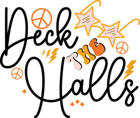 Obraz premium Hand Draw Christmas Svg Design