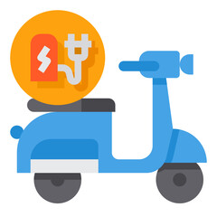 Charge flat icon