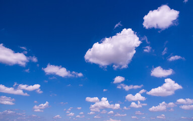 Sky background, blue sky with cloud, Blue sky and cloud on summer daytime