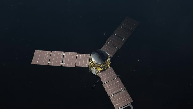 Juno Space Probe Leaving Earth and Heading into Outer Space