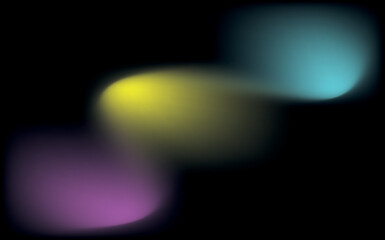 Gradient background with different colors. Wallpaper with a three-dimensional gradient effect. Pink, yellow and light blue colors