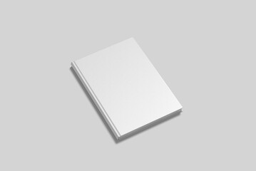 Hardcover book mockup