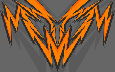 Abstract background with geometric sharp arrow pattern. Abstract racing ornament