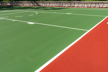 Obraz premium Example image of a concrete v notch weir, level spreader, located adjacent to a highway swale. 