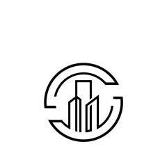 city circle logo design
