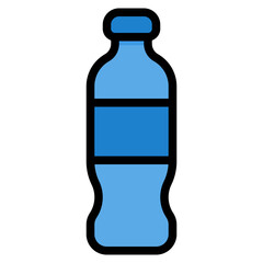 bottle filled outline icon