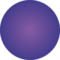 glossy purple sphere