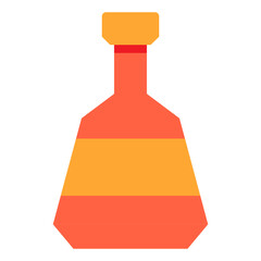 bottle flat icon