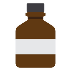 bottle flat icon