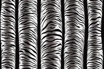Seamless tiger texture, hand drawing animal print, African pattern, zebra texture