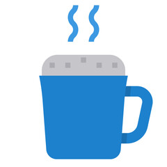 coffee cup flat icon