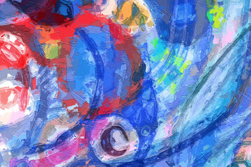 abstract colorful geometric texture illustration