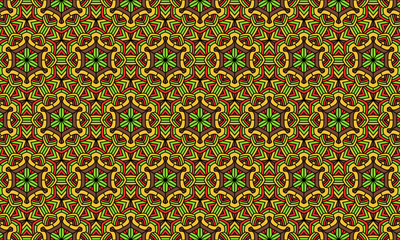 Ethnic background pattern with batik cloth, which is elegant and dynamic