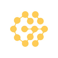 Letter G logo design in technology concept logo design