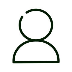 profile line icon