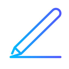 pencil gradient icon