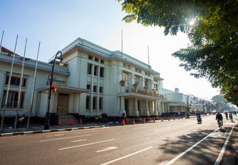 Gedung Merdeka, (Freedom Building), beautiful art deco building as the place of asia africa conference in Bandung, Indonesia, now become The Museum of Asian African Conference.