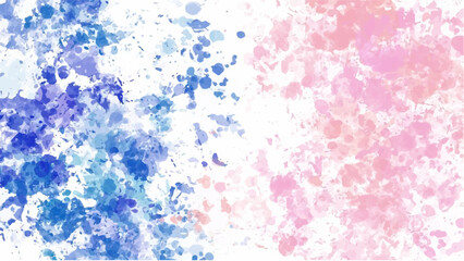 Blue and pink watercolor background for textures backgrounds and web banners design