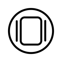 user interface line icon