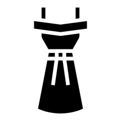 dress glyph icon