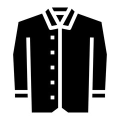 shirt glyph icon