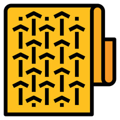 textile Filled Outline icon