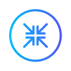 Fototapeta premium ui gradient icon