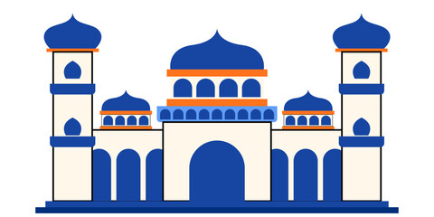 Naklejka premium illustration of a mosque