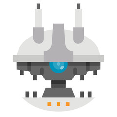Drone flat icon