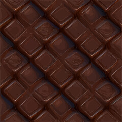 illustration vector graphic of chocolate tile seamless pattern good for background element
