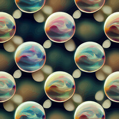 illustration vector graphic of bubble tile seamless pattern good for wallpaper 