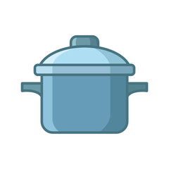 sauce pan icon vector design template in white background