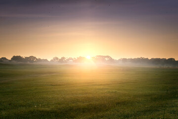 autumn grassland beautiful scenery in Inner Mongolia China