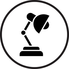 Desk Lamp Icon Style