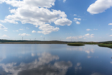 autumn grassland beautiful scenery in Inner Mongolia China